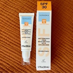 Sephora SPF 30 Daily Mineral Sunscreen Cream - Invisible Finish - 1.7 oz.